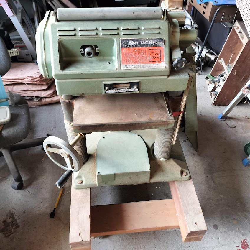 [10000 иен старт ] самовывоз ограничение Hitachi Koki HITACHI P100RF рейсмусовый станок 315mm Junk электризация проверка settled инструкция 