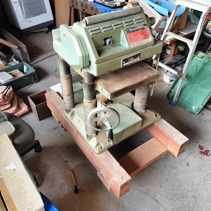 [10000 иен старт ] самовывоз ограничение Hitachi Koki HITACHI P100RF рейсмусовый станок 315mm Junk электризация проверка settled инструкция 