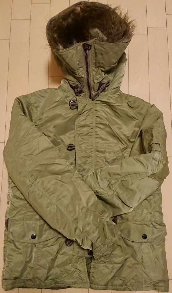 UNITED CARR ユナイテッドカー BY BUZZ RICKSONS バズりクソンズ N-3B Size M Khaki フライトジャケット マクマード カーキ_画像4