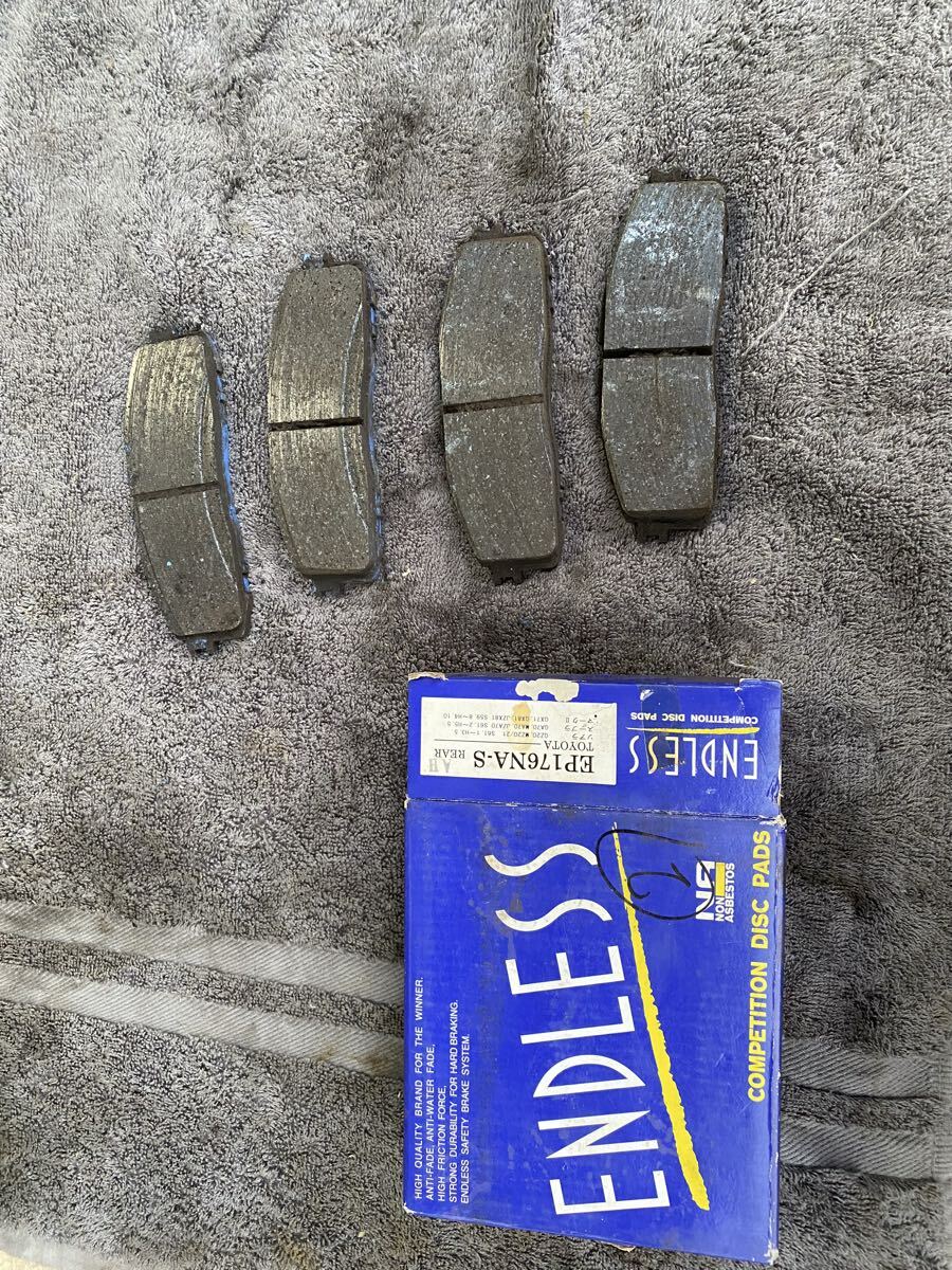 エンドレスENDLESS EP176NA-Yブレーキパッドリア用ソアラ（GZ20 MZ20/MZ21）スープラ（GA70 MA70 JZA70）GX71 MX71 GX81 JZX81_画像2