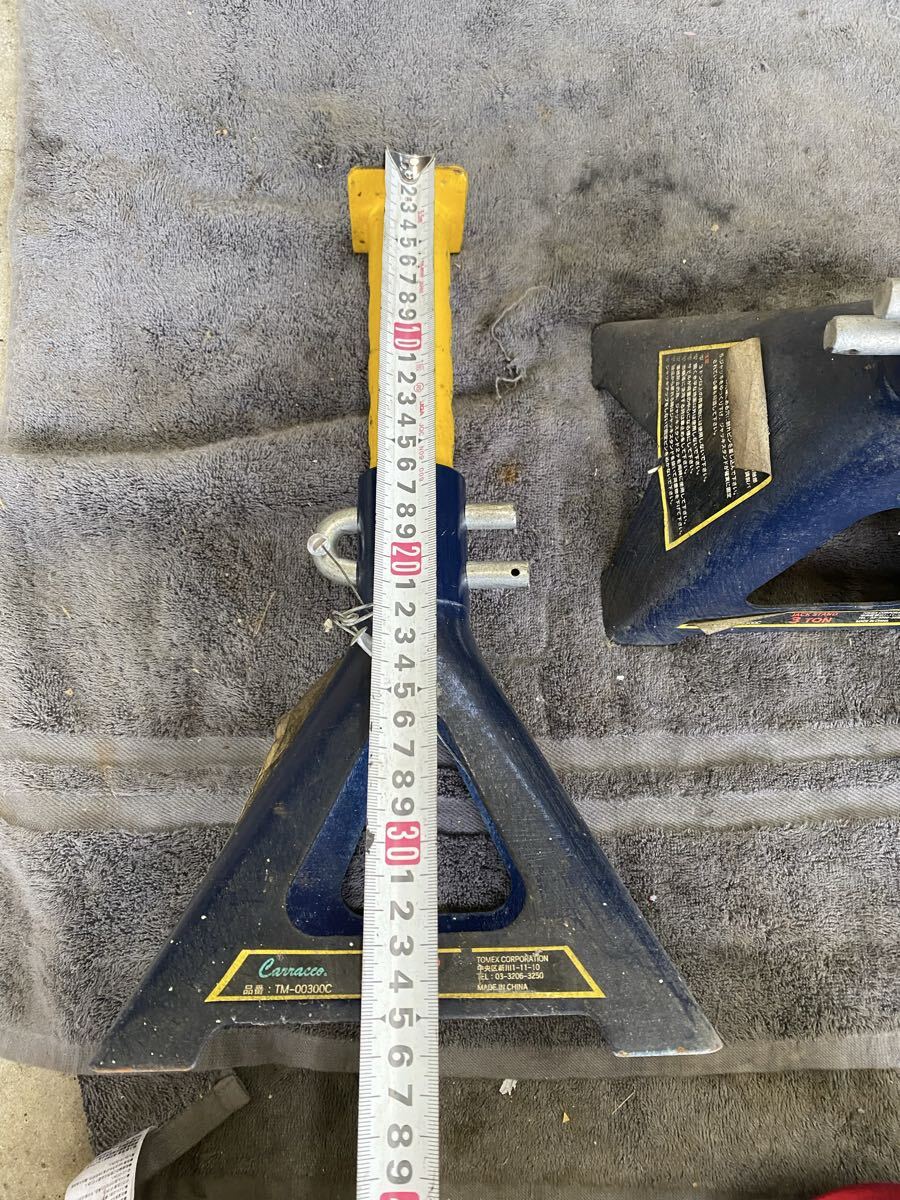 3t ジャッキスタンド 車 馬 ウマ ジャッキアップ DIY 整備 タイヤ交換 安全_画像4