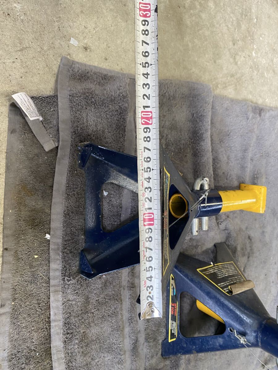3t ジャッキスタンド 車 馬 ウマ ジャッキアップ DIY 整備 タイヤ交換 安全_画像5