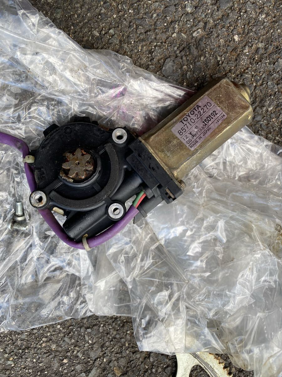 jzx81 gx81 モーター　ウインドレギュレーター　運転席　フロント　右　レギュレーター　窓　ウインド　クレスタ_画像5