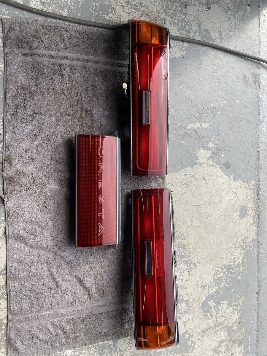 美品 純正　JZX81 GX81 クレスタ　テールランプ 左右セット テールライト 爪割れ無し　_画像2