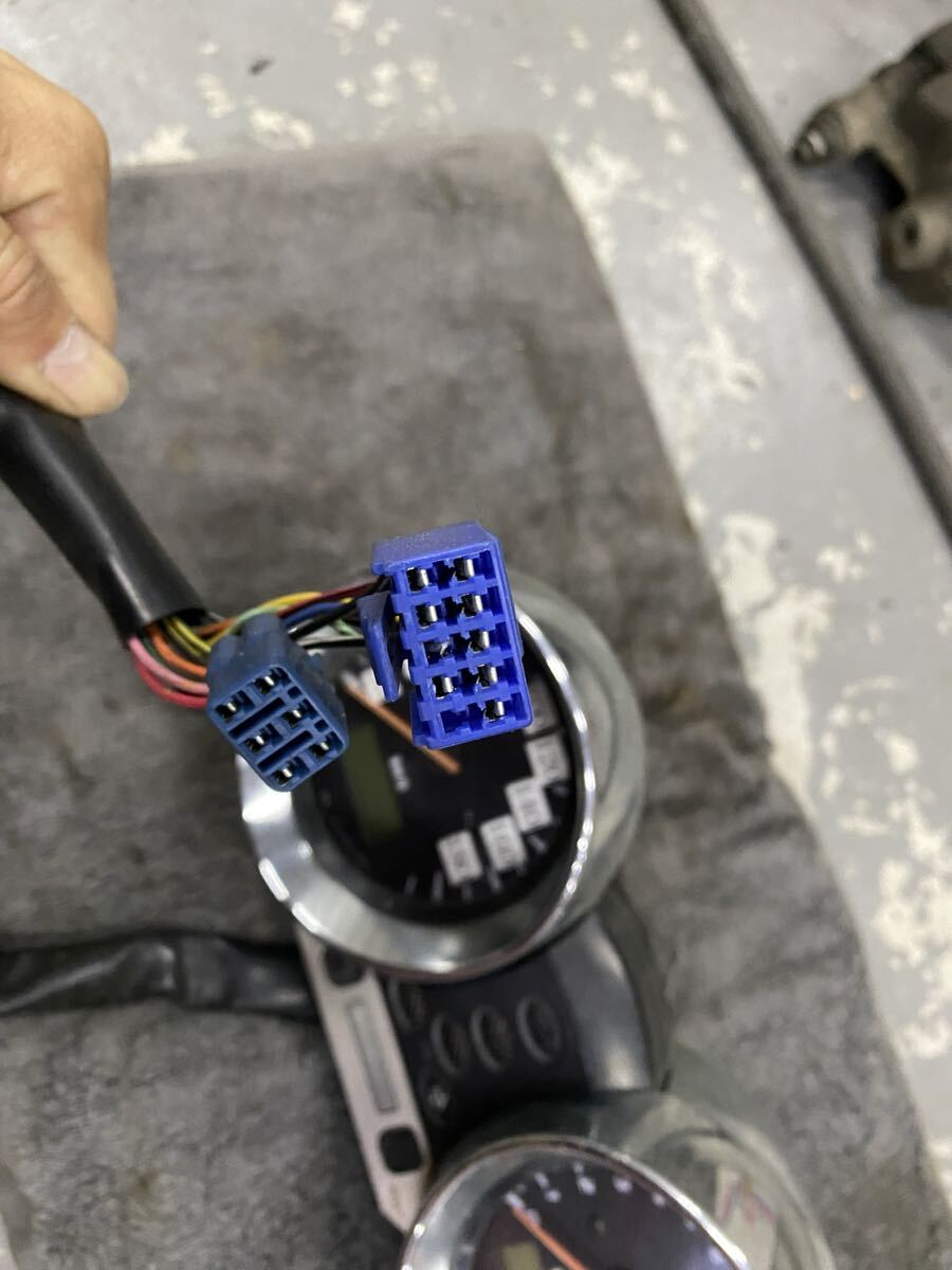 インパルス400？　GK7CA GSX400 純正 スピードメーター タコメーター インジケーター スズキ 05- GK79A IMPULSE メーター_画像3