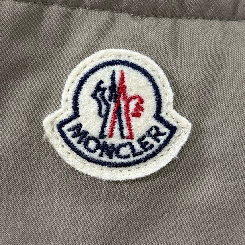 モンクレール ファー付きダウンジャケット D2091418232568950 アイボリー系 サイズ3 MONCLER_画像2