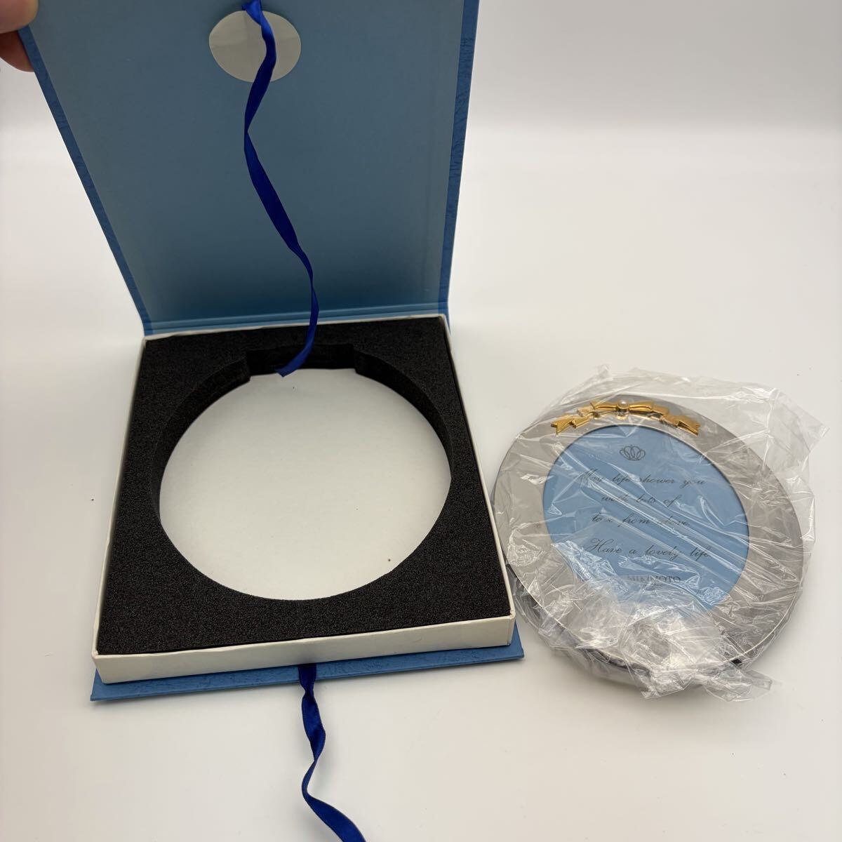 【1円から】 MIKIMOTO ミキモト フォトフレーム 写真立て 真珠 プレート フォトスタンド インテリア HJ_画像2