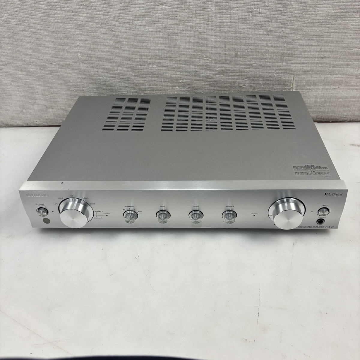 ONKYO A-5VL リモコン未使用 取説 プリメイン アンプ 25K 北HH2 _画像2