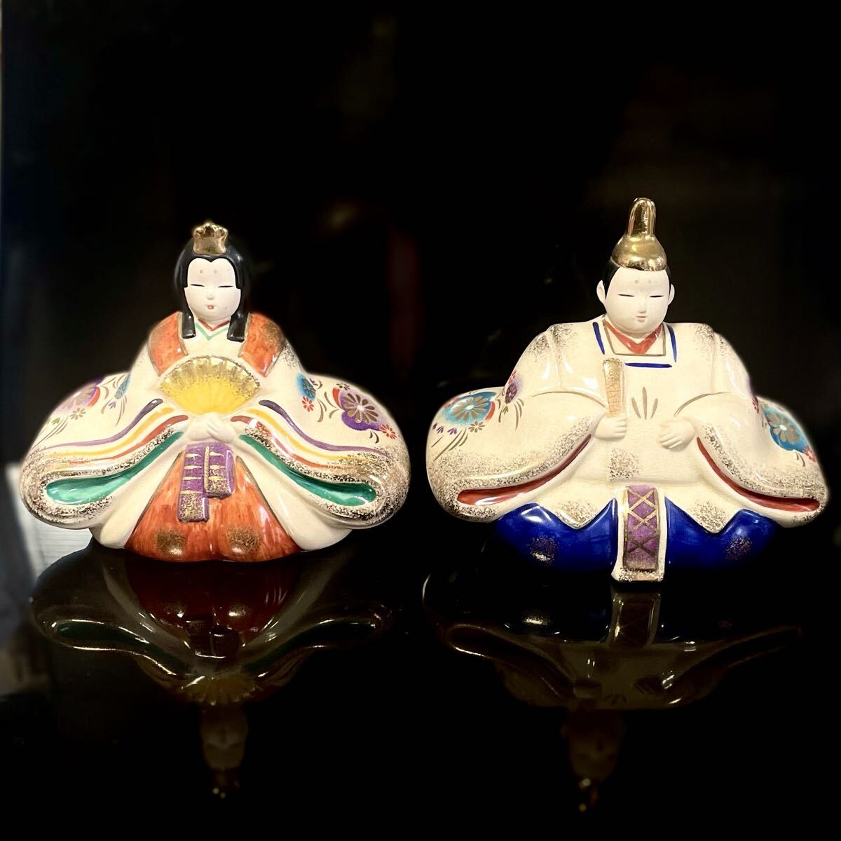 薬師窯　光堂作　雛人形　 お雛様 ひな人形 伝統工芸品 置物 日本人形 土人形　郷土玩具_画像1