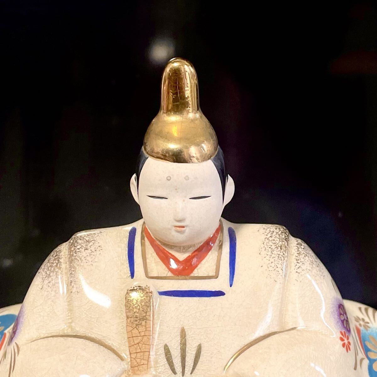 薬師窯　光堂作　雛人形　 お雛様 ひな人形 伝統工芸品 置物 日本人形 土人形　郷土玩具_画像6