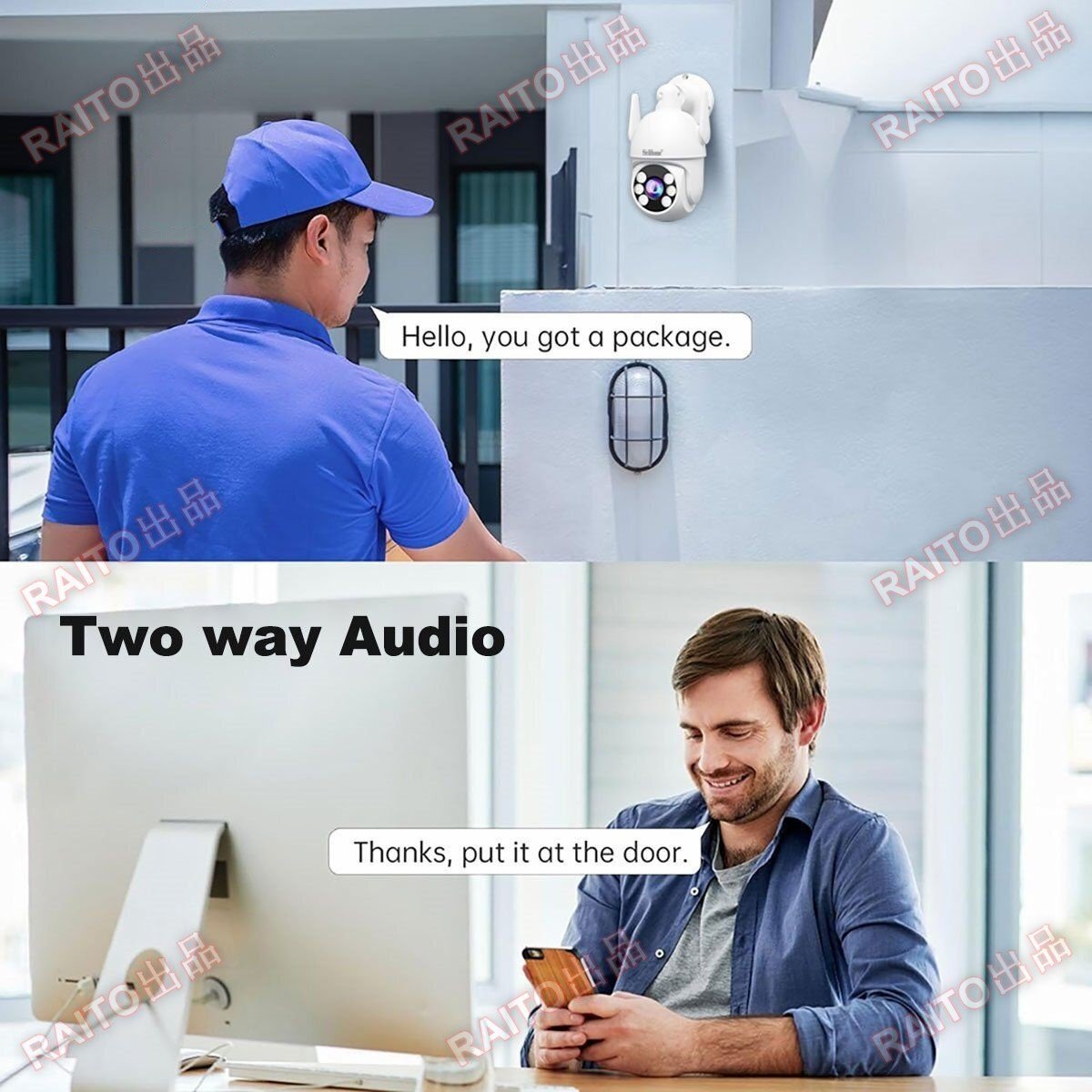 [ стандартный товар ] камера системы безопасности 8 шт. комплект 300 десять тысяч пикселей наружный закрытый для IP66 10 дюймовый монитор приложен .. мониторинг * перемещение body обнаружение * ночное видение фотосъемка * интерактивный звук WiFi усиленный bhw086