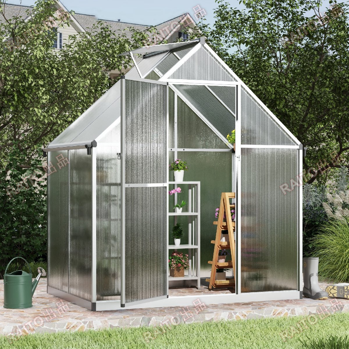 [ на следующий день отправка ][ глубина 113cm модель ] aluminium теплица для бытового использования теплица большой цветок . теплица теплица для бытового использования огород сад house растения культивирование маленький магазин шкаф многофункциональный 