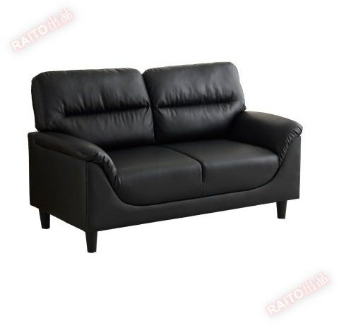 【翌日発送】ソファ 二人掛け カウチ PUレザー モダン シンプル ソファー2P おしゃれ 座面肘掛け一体型 圧力分散 高品質 耐荷重_画像6