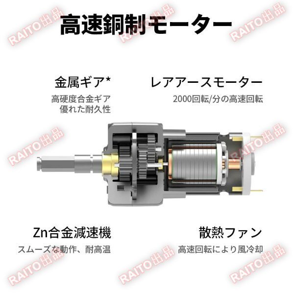 ポリッシャー 電動 コードレス 充電式 電量表示 バフ 付き 車 磨き 研磨 機 無線 キズ 修理 消しワックス がけ ガラス クリーニング bhw070_画像3