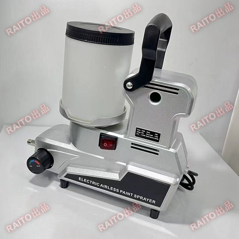電動壁スプレー塗装機、2.5L/分ペイントスプレー、1600W高圧エアレスペイントスプレー、容量2L、5mホースウォールスプレーガン bhw060_画像4