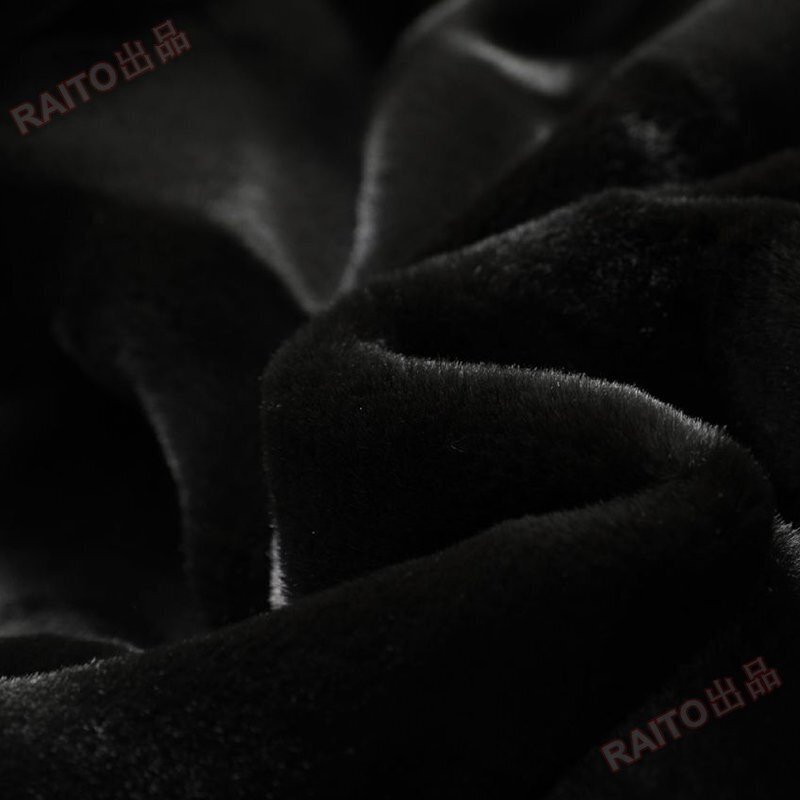 新品◆デザイナーオリジナル 上級ミンク&カシミヤ混 ファーコート メンズ 冬用 厚手 防寒 ジャケット 暖かい ソフトタッチ bhw053_画像8