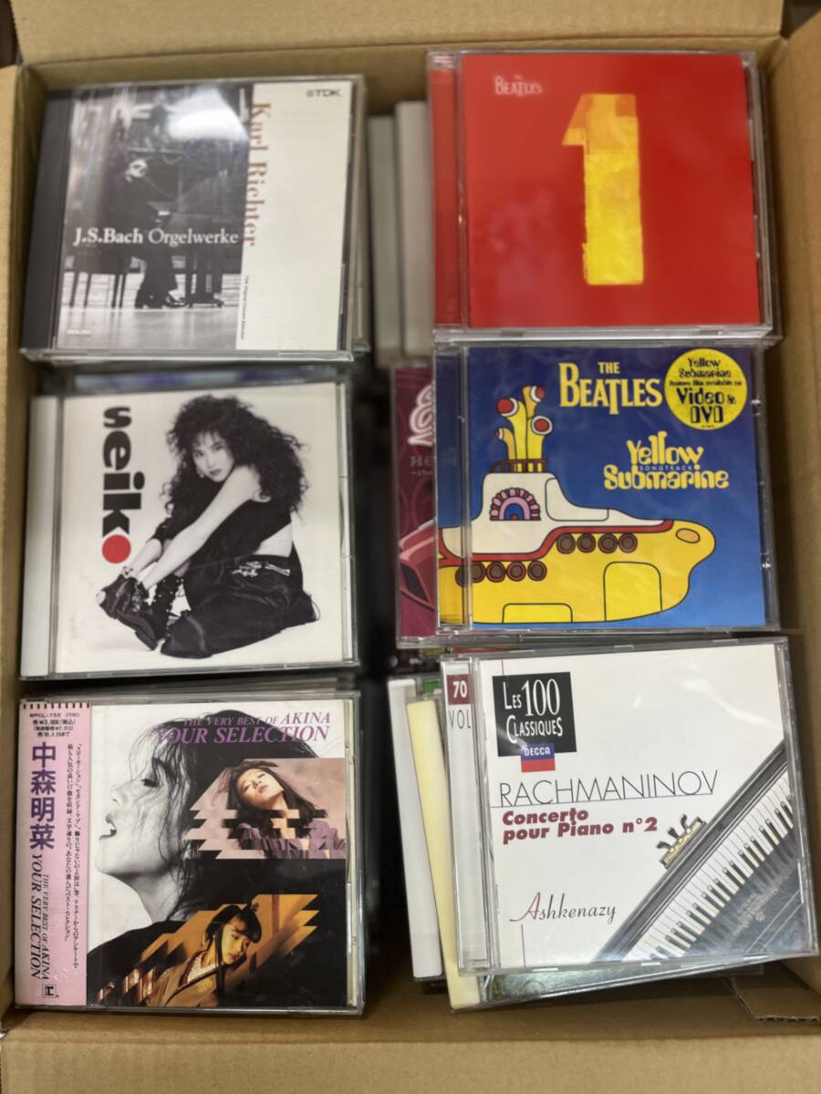【CD01】CDまとめ売り　1箱　約100～120枚入り　洋楽 クラシックジャズ邦楽ロックなど　紙ジャケ 希少盤 等　一部地域発送不可_画像2