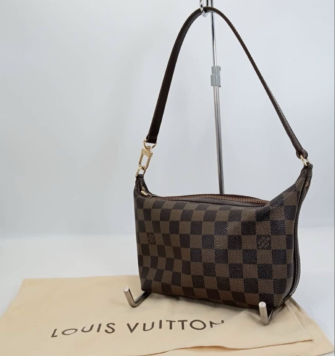 LOUIS VUITTON/ルイヴィトン/ダミエ/エベヌ/キャンバス/イロヴォPM/ショルダーバッグ/ハンドバッグ/袋付き_画像1