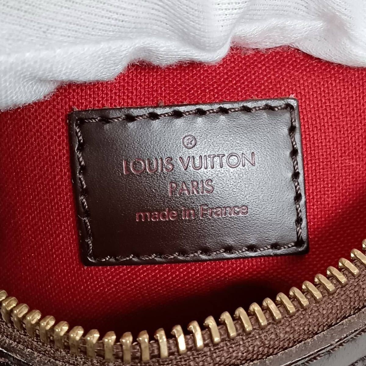 LOUIS VUITTON/ルイヴィトン/ダミエ/エベヌ/キャンバス/イロヴォPM/ショルダーバッグ/ハンドバッグ/袋付き_画像9
