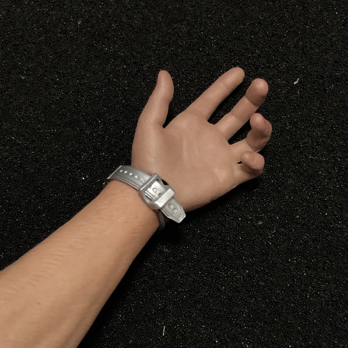 1/6 アナログ 腕時計 チプカシ風 E&S フィギュア用 (検 DAMTOYS 時計 ホットトイズ TBleague easy&simple DID フィギュア_画像4