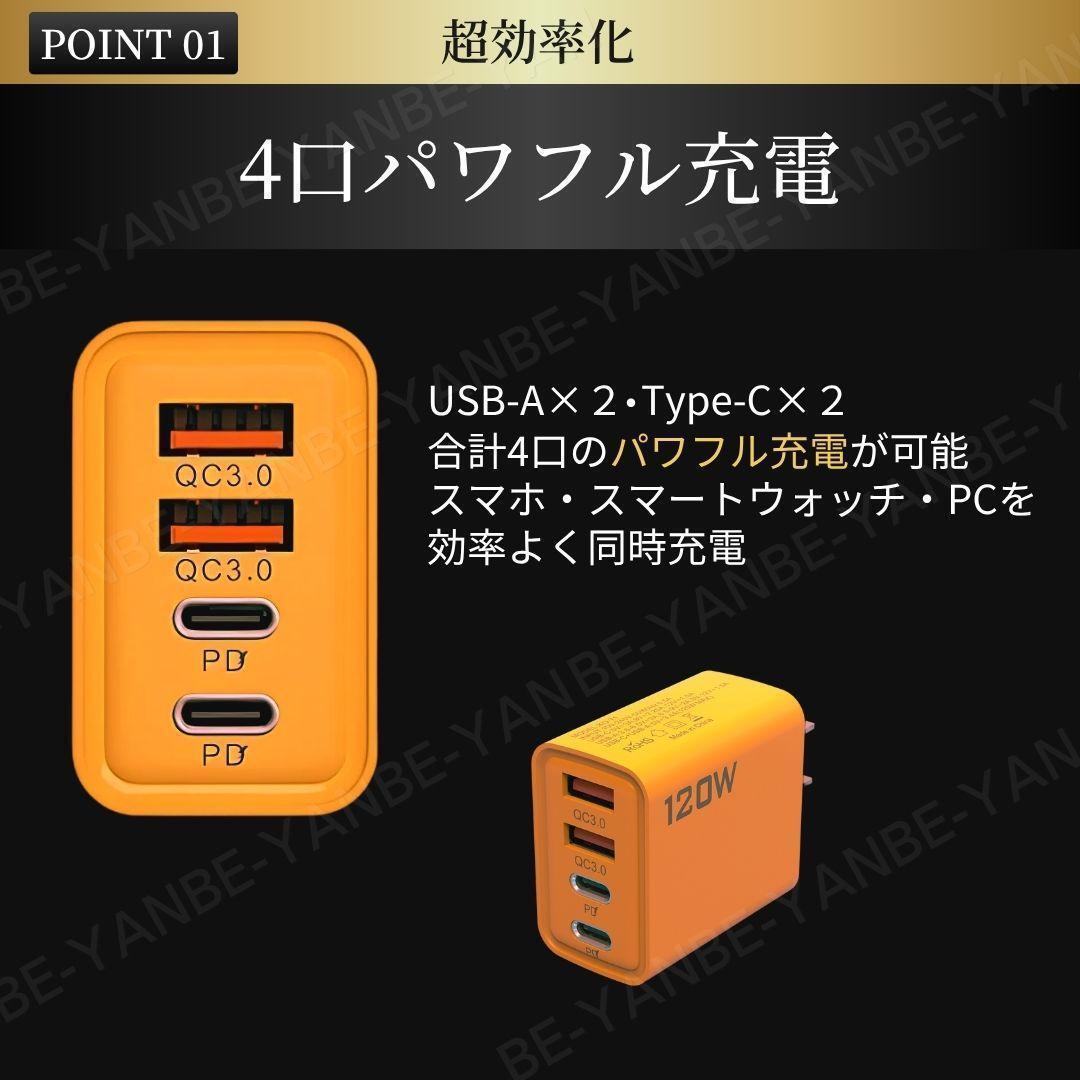 iPhone android AC адаптер зарядное устройство Type-C USB зарядное устройство QC3.0 PD 1 порт примерно 30W 4 порт multiport смартфон планшет маленький размер розетка 3