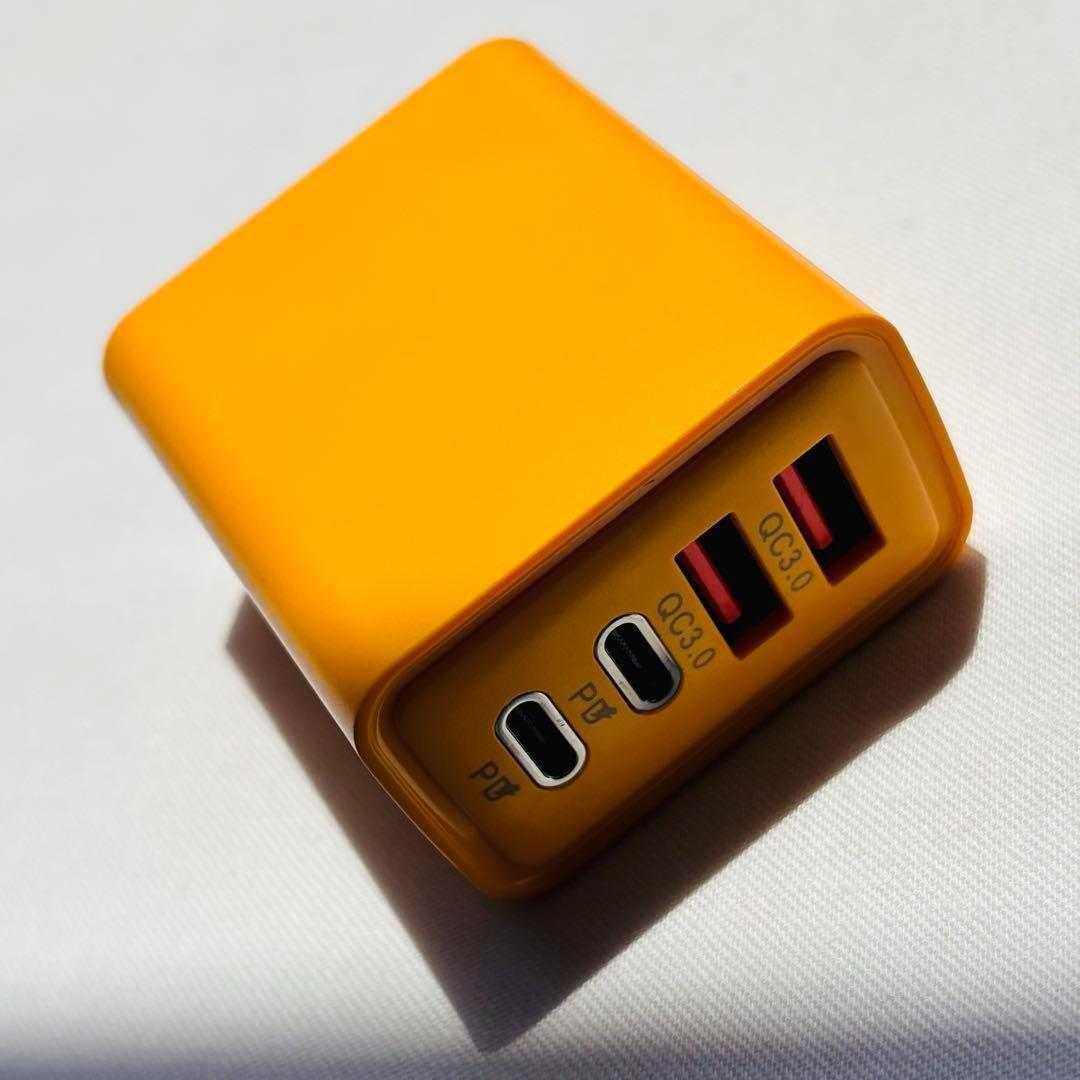 iPhone android AC адаптер зарядное устройство Type-C USB зарядное устройство QC3.0 PD 1 порт примерно 30W 4 порт multiport смартфон планшет маленький размер розетка 3