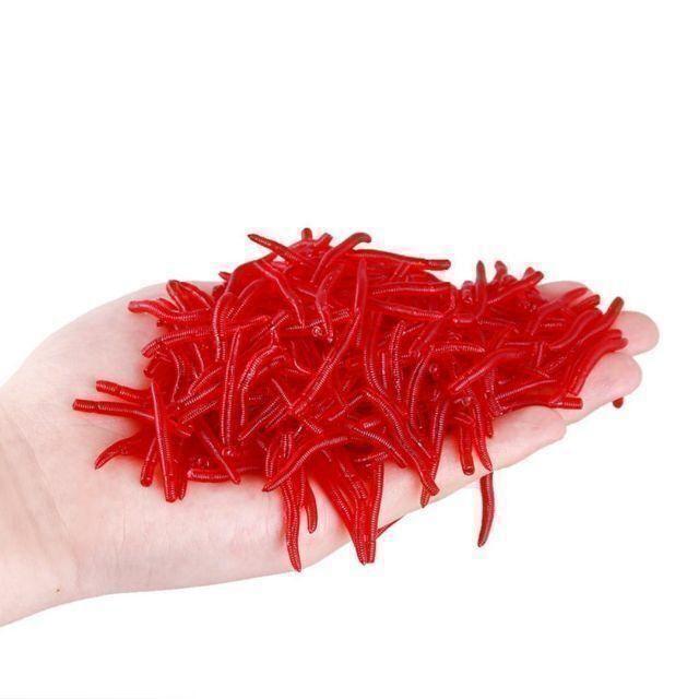 ソフトミミズワーム3.5cm 50個 やからかい_画像2