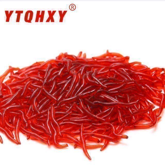 ソフトミミズワーム3.5cm 50個 やからかい_画像3