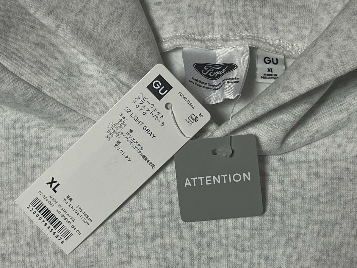 フォード FORD スウェット パーカー サイズXL 未使用タグ付き_画像8