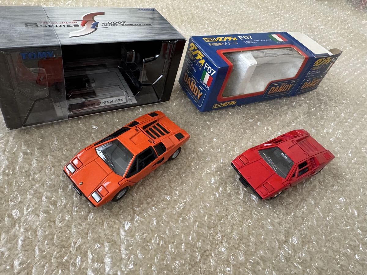 【２台セット】 ランボルギーニ カウンタック 1/45 トミカダンディ トミカリミテッド _画像2