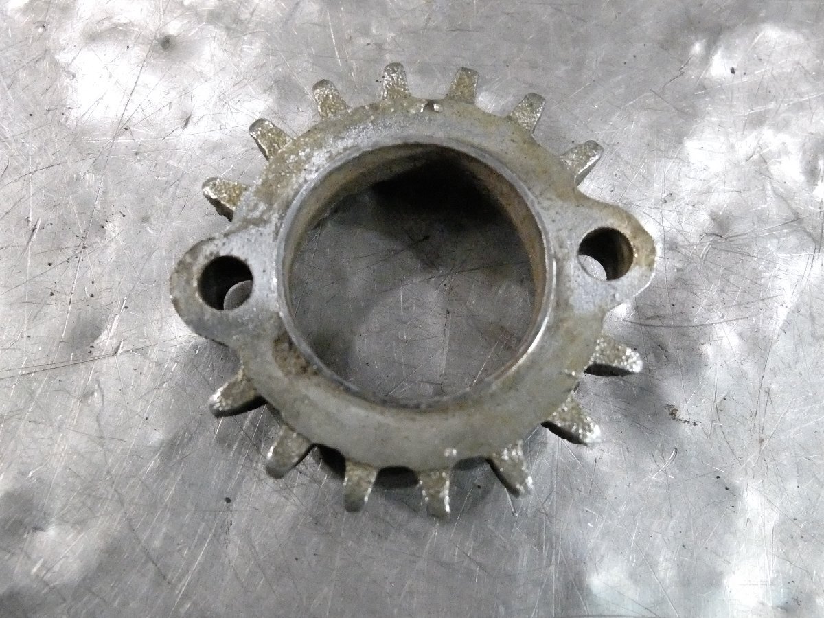 11)カワサキ メグロ250SG SG-057** エキパイフランジ【60】_画像4