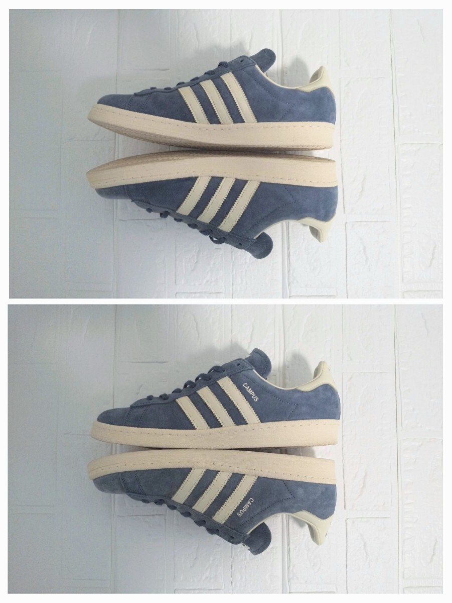 * прекрасный товар стандартный товар 2024 год производства adidas Originals for BEAUTY&YOUTH специальный заказ *CAMPUS 80s BY* 28cm голубой замша спортивные туфли Adidas IH3658