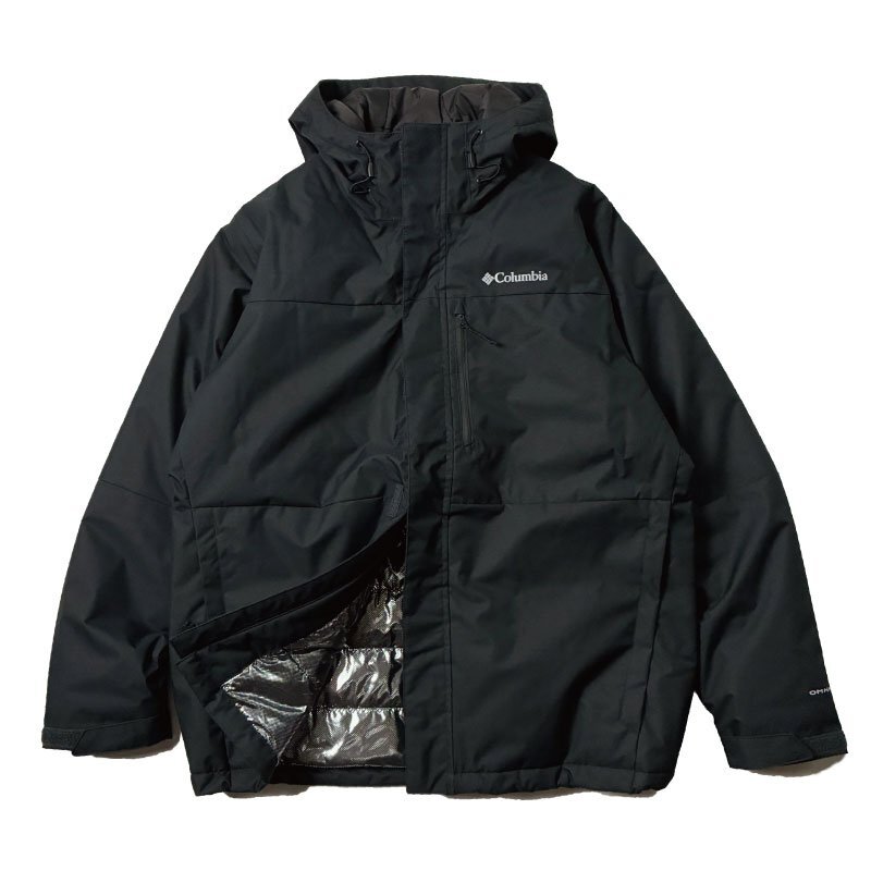 新品 送料無料 Columbia コロンビア ハイクバウンドII 中綿ジャケット アウター 防水透湿 熱反射保温搭載 防寒 XL LL ブラック 黒_画像1