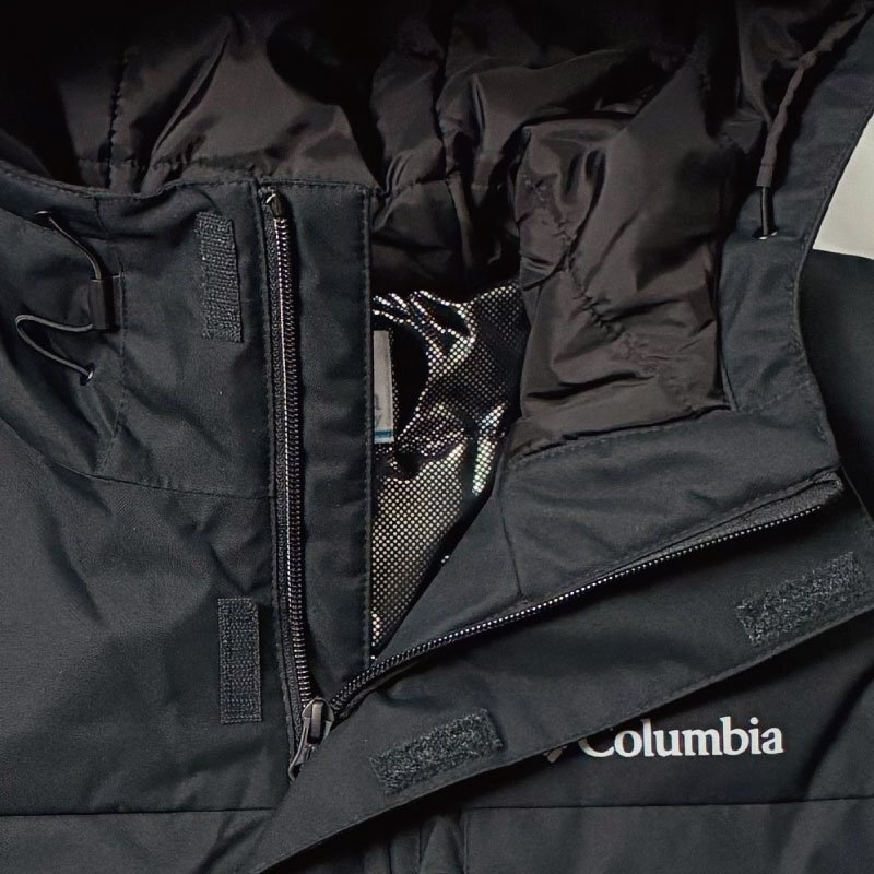 新品 送料無料 Columbia コロンビア ハイクバウンドII 中綿ジャケット アウター 防水透湿 熱反射保温搭載 防寒 XL LL ブラック 黒_画像6