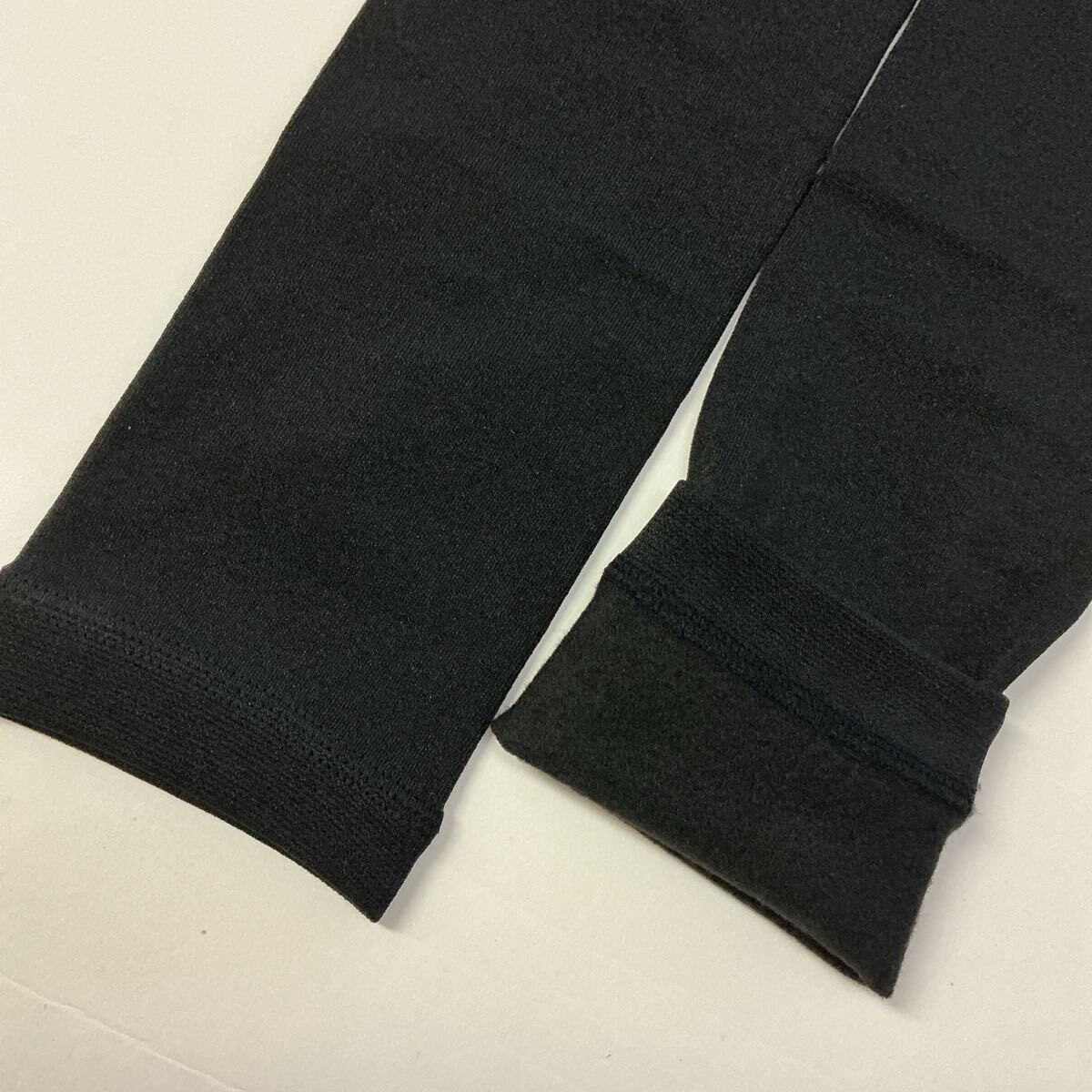 キッズ 裏起毛 レギンス 150cm 黒 2足セット あったか厚手 160デニール 子供用タイツ 防寒 冬用 ブラック ソフトな肌触り 保温_画像4