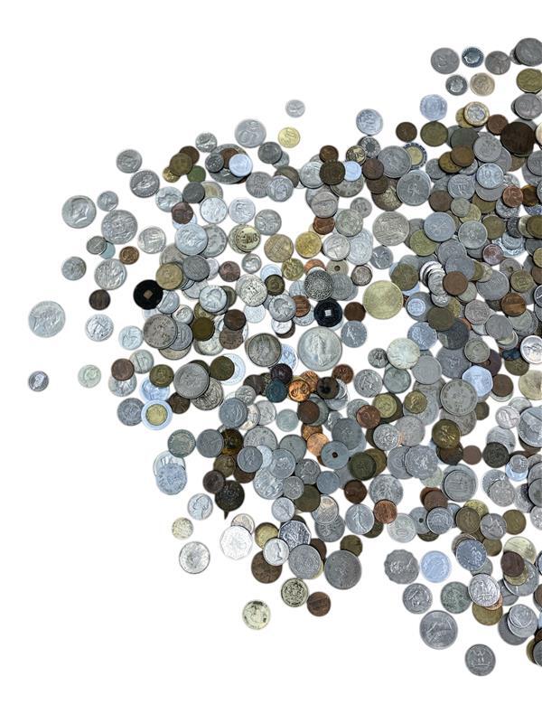 ＃8710A　外国銭　おまとめ　総重量3000ｇ以上　現状品　長期保管品_画像7