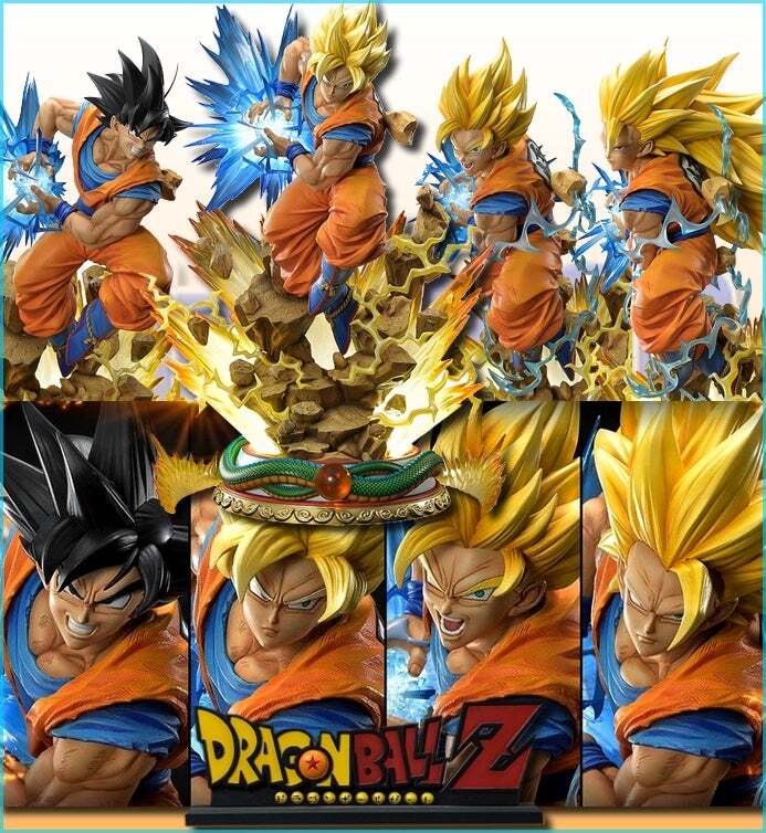 即決　輸送箱未開封　PRIME1STUDIO×MegaHouse メガプレミアムマスターライン ドラゴンボールZ 孫悟空 超サイヤ人 ＤＸ 1/4_画像1