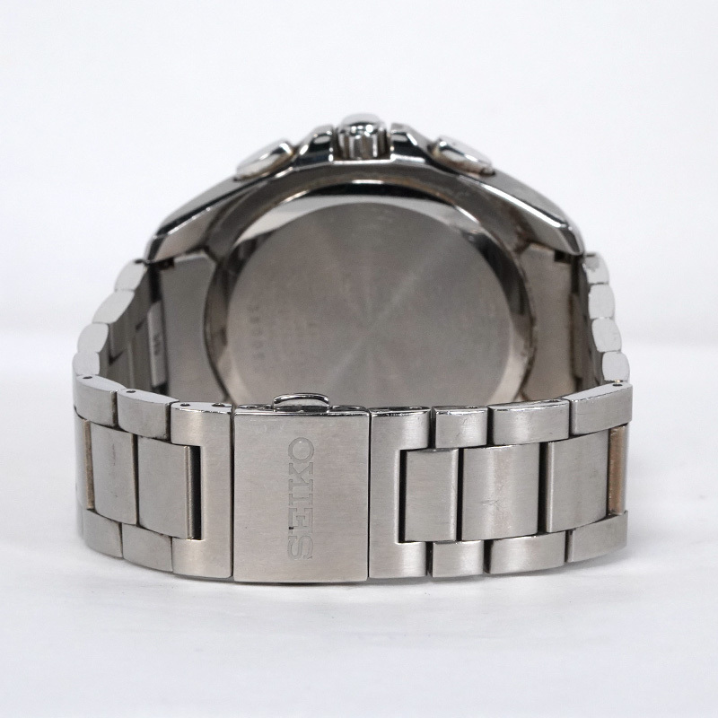 腕時計 SEIKO セイコー BRIGHTZ ブライツ SAGA153 8B82-0AL0 ソーラー電波 メンズ クロノグラフ デイト 稼働_画像2