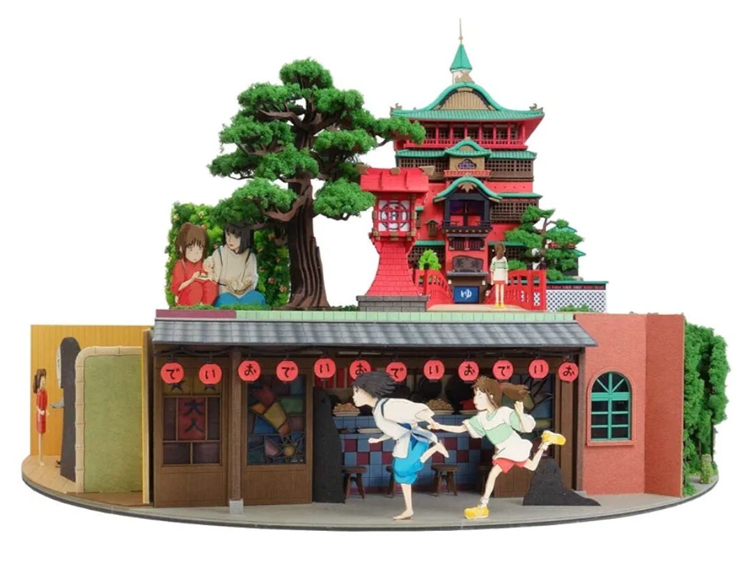  スタジオジブリ作品シリーズ 千と千尋の神隠し ジオラマ ペーパークラフト MP07-42 さんけい _画像1