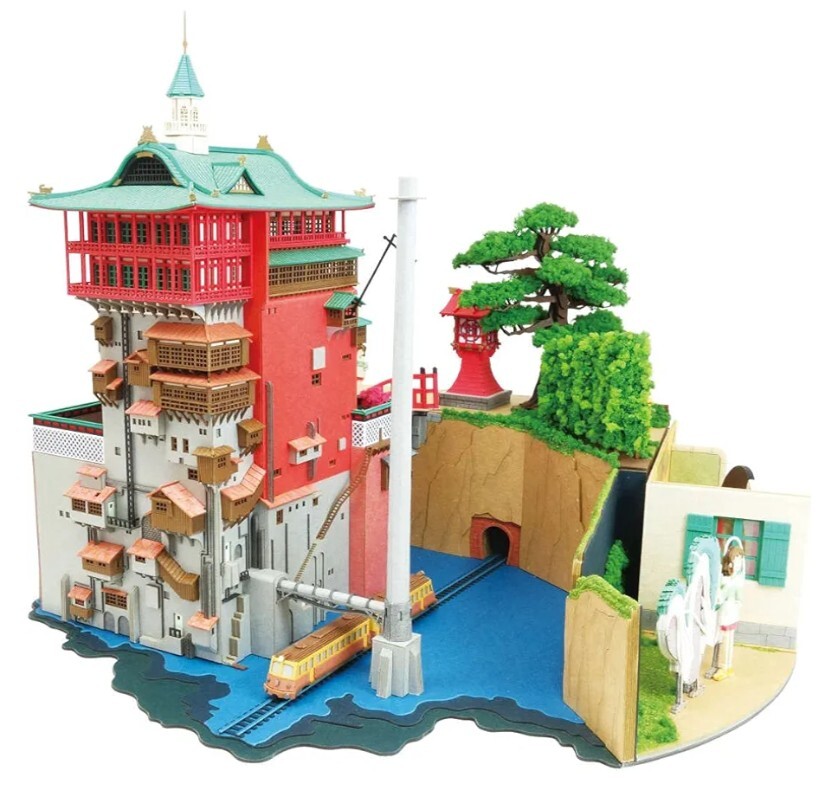  スタジオジブリ作品シリーズ 千と千尋の神隠し ジオラマ ペーパークラフト MP07-42 さんけい _画像3