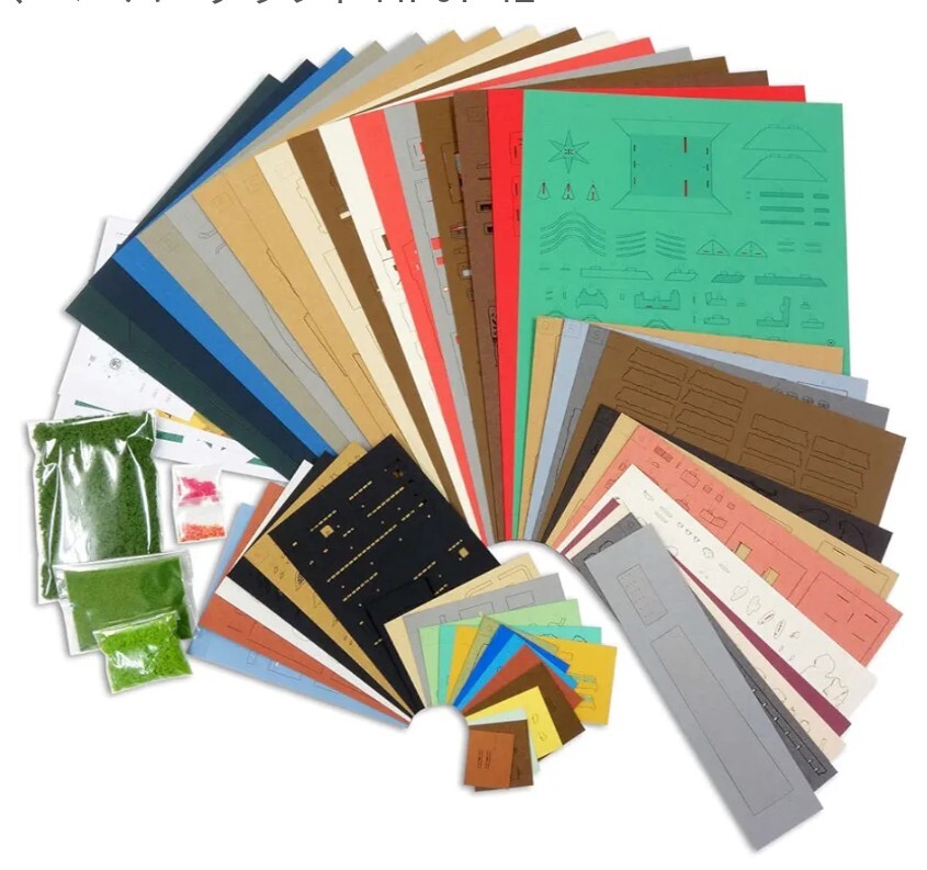  スタジオジブリ作品シリーズ 千と千尋の神隠し ジオラマ ペーパークラフト MP07-42 さんけい _画像4