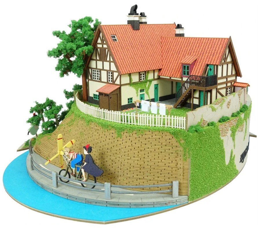  スタジオジブリ作品シリーズ 魔女の宅急便ジオラマ ペーパークラフト MP07-37　さんけい_画像3