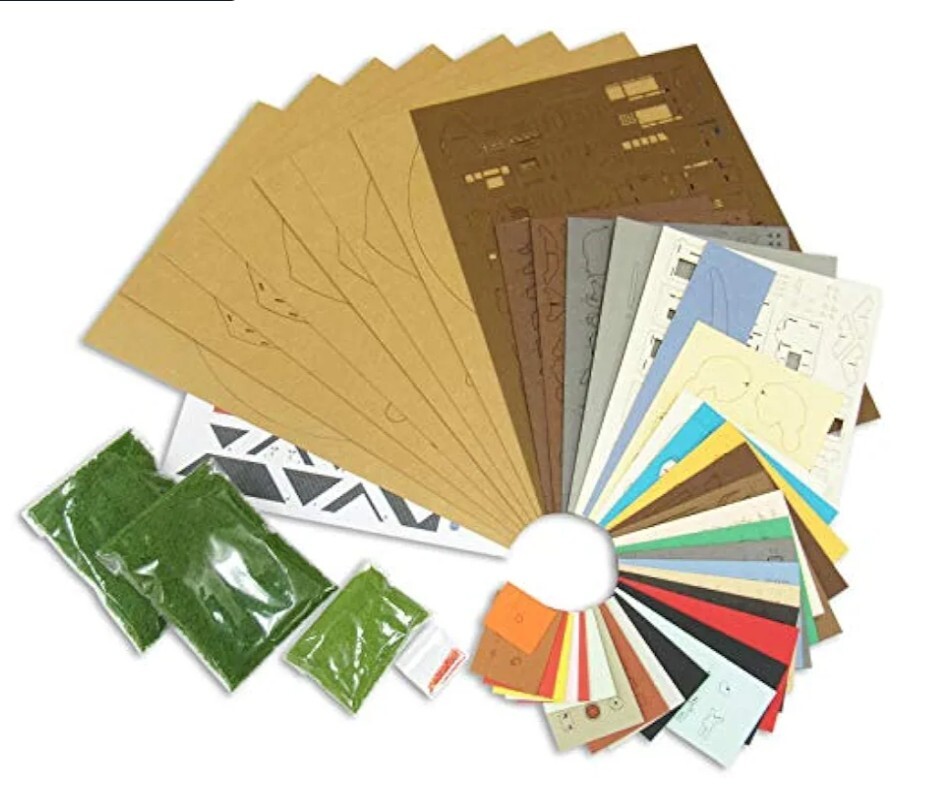  スタジオジブリ作品シリーズ となりのトトロ トトロがいっぱいジオラマ ペーパークラフト MK07-35　さんけい_画像4