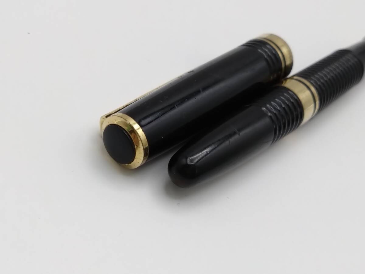 Platinum プラチナ 3776 ギャザード 14K 太 万年筆 ジャンク 002_画像6