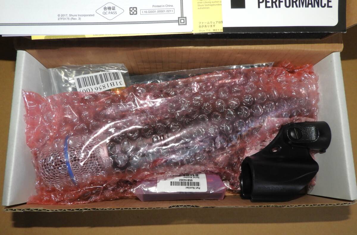  внутренний стандартный SHURE Sure GLX-D переносной type радиопередатчик GLXD2/B87A 2.4GHz беспроводной микрофон почти не использовался товар No.2 наличие последний 