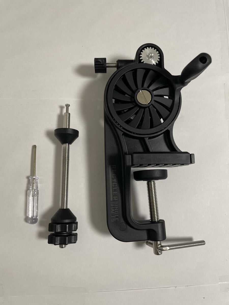 汎用品　糸巻き機　ライン巻き替え　糸巻き機　 釣り リール 糸 ロングシャフ 高速リサイクラー 釣り リール 糸 ロングシャフ PEライン_画像3