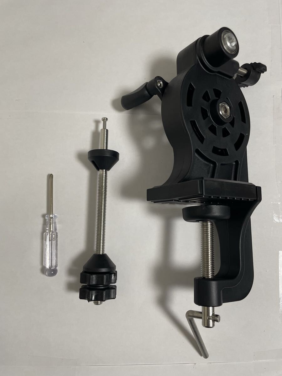 汎用品　糸巻き機　ライン巻き替え　糸巻き機　 釣り リール 糸 ロングシャフ 高速リサイクラー 釣り リール 糸 ロングシャフ PEライン_画像5