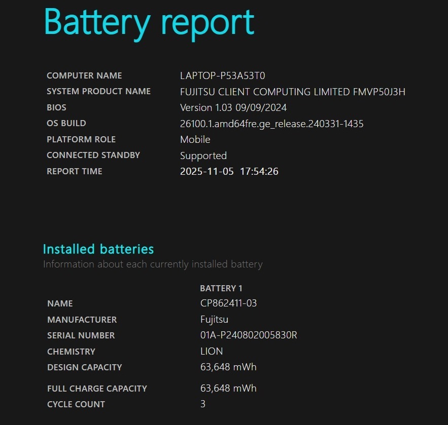 使用時間82時間 208,780円の品 500万画素 顔認証 アルミボディ 日本製 富士通 LIFEBOOK PH50/J3 FMVP50J3H 第12世代 Core i5 1235U 16GB_画像10