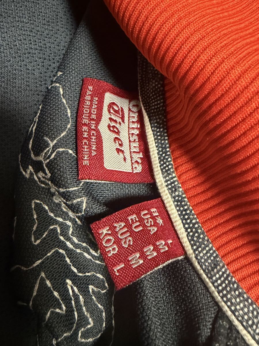 希少 廃盤 Onitsuka Tiger トラックジャケット ジャージ オニツカタイガー 見返りタイガー 刺繍 L_画像7