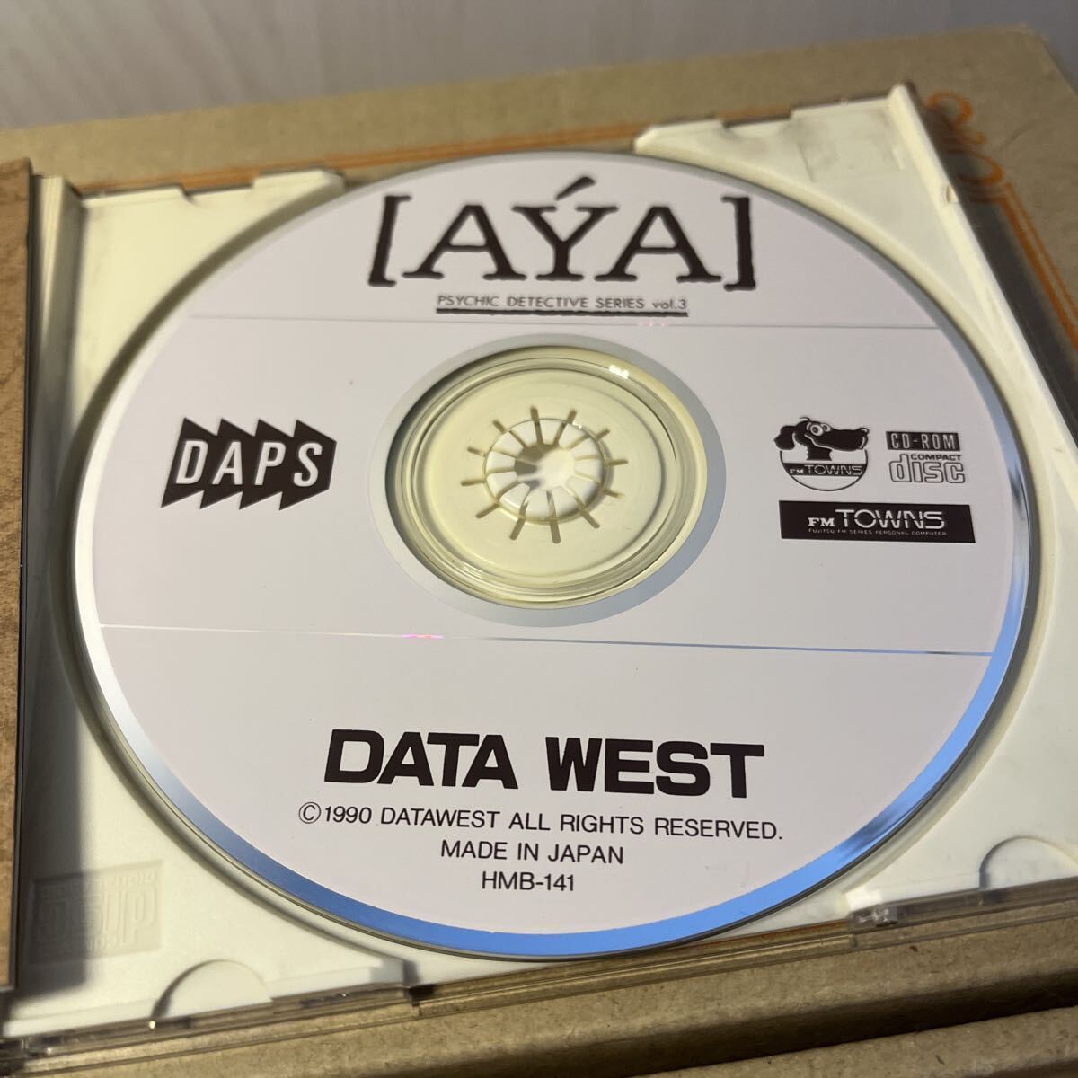 起動確認済み FMタウンズ 「AYA」 データウエスト DATAWEST FM TOWNS FMTOWNS FMT サイキックディテクティブシリーズ アヤ DAPS 動画_画像2